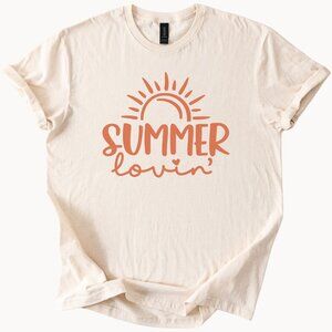 Summer Lovin Shirt Cute Beach Tee Womens Graphic Top Gift